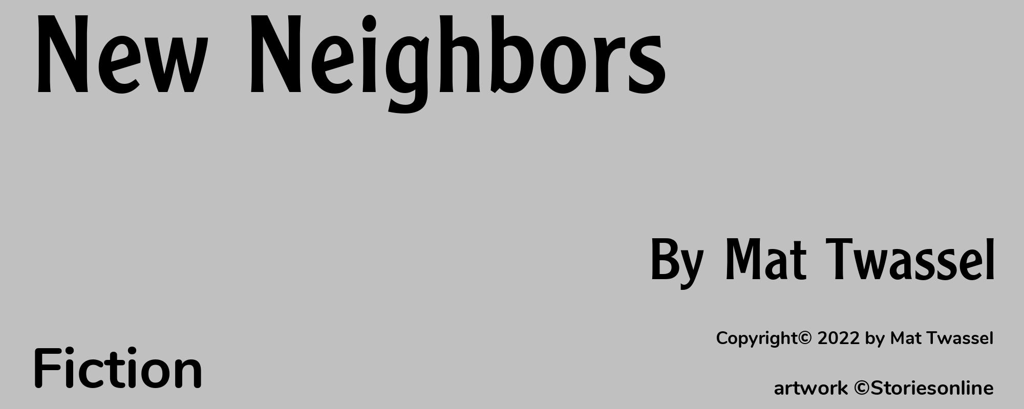 New Neighbors - Cover