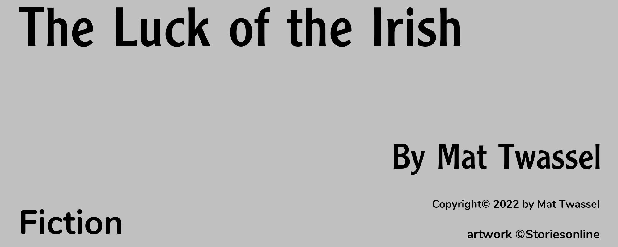 The Luck of the Irish - Cover