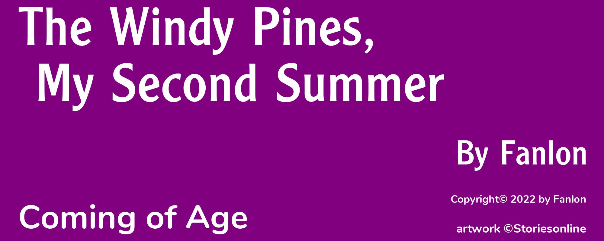 The Windy Pines, My Second Summer - Cover