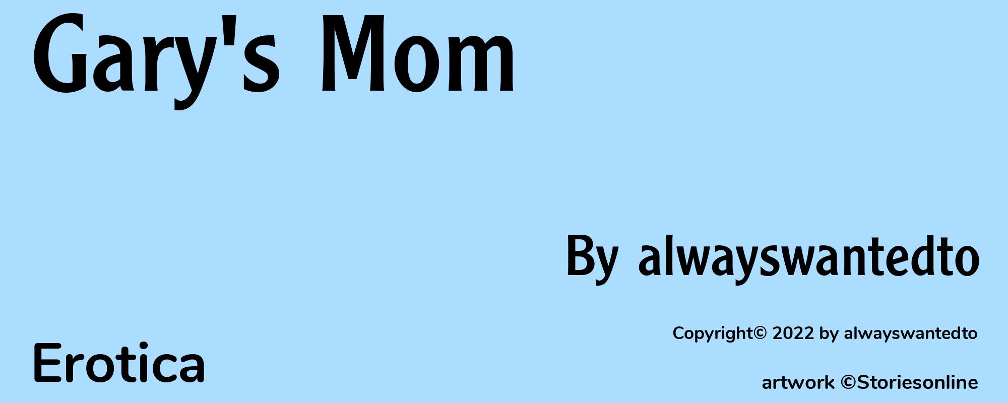Gary's Mom - Cover