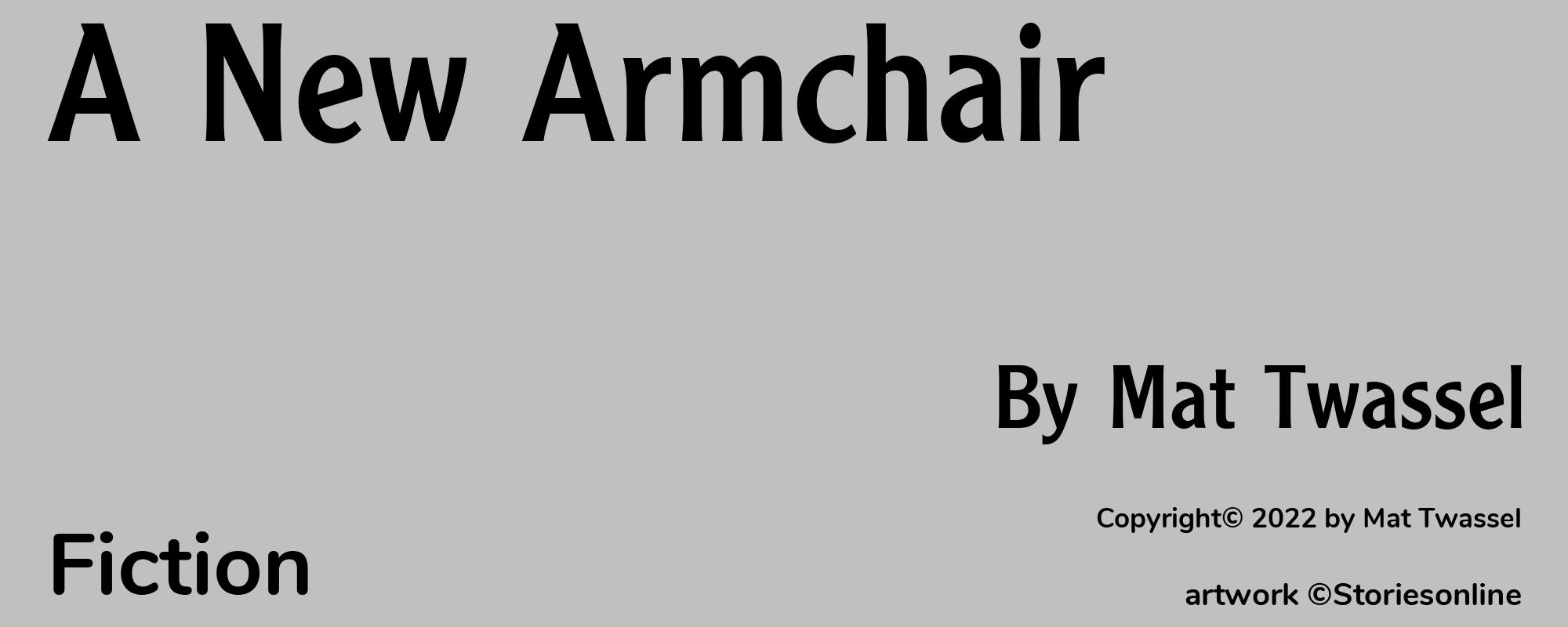 A New Armchair - Cover