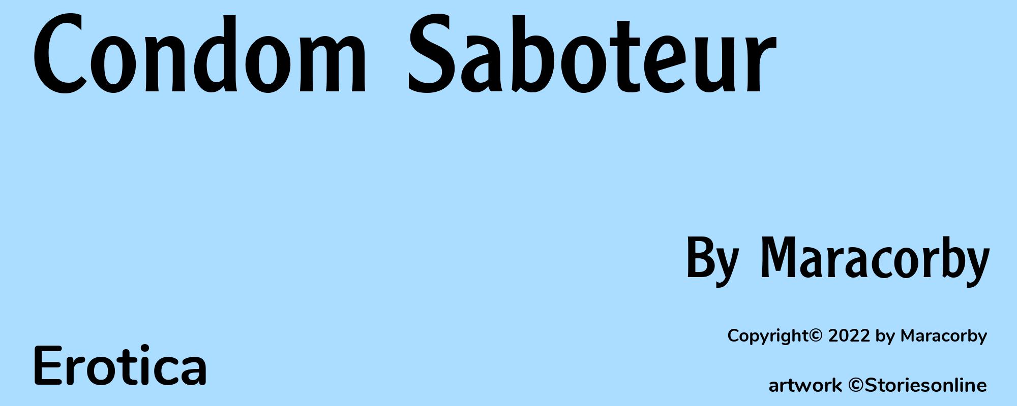 Condom Saboteur - Cover