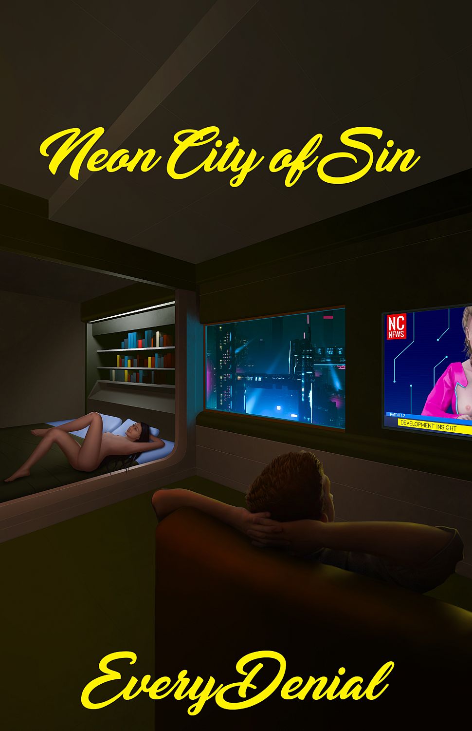 Neon City of Sin: A Cyberpunk 2077 Story - Cover