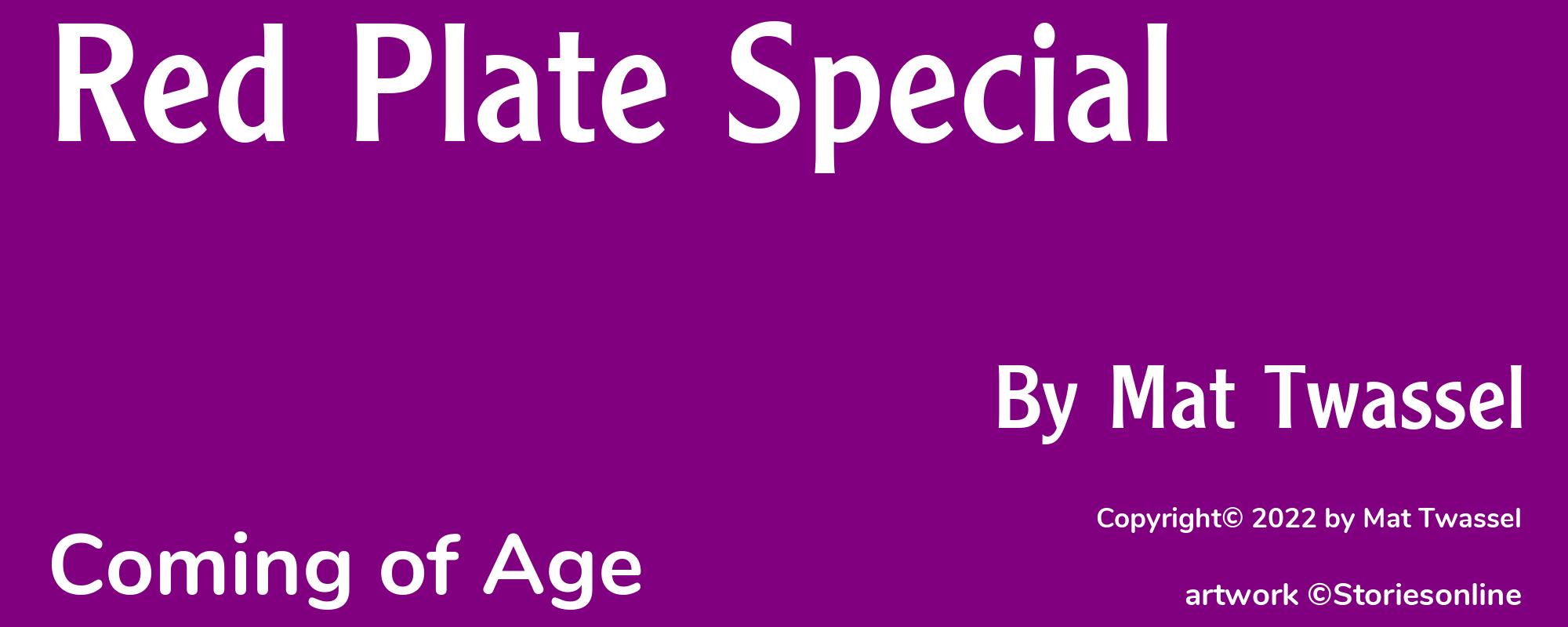 Red Plate Special - Cover