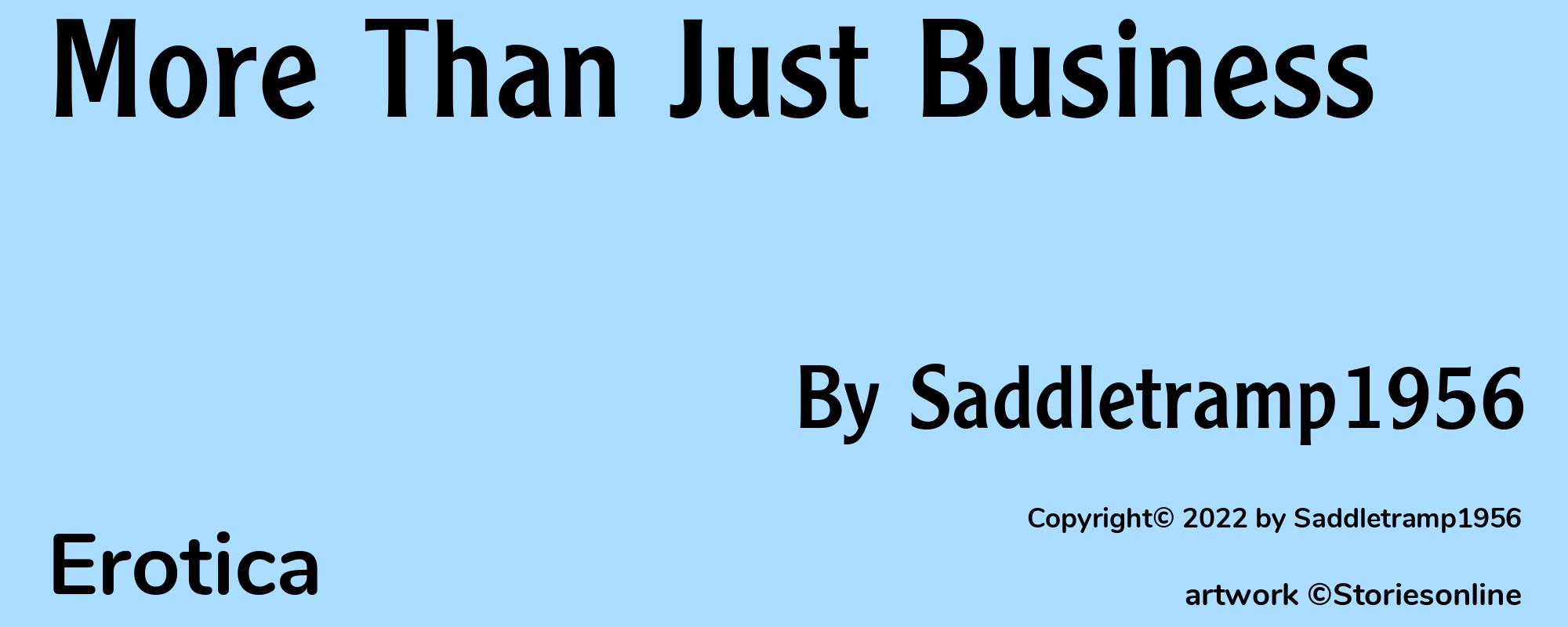 More Than Just Business - Cover