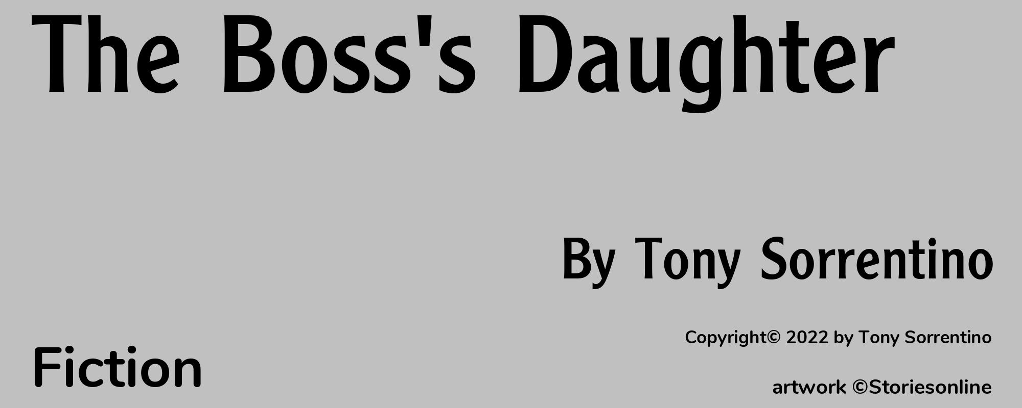 The Boss's Daughter - Cover