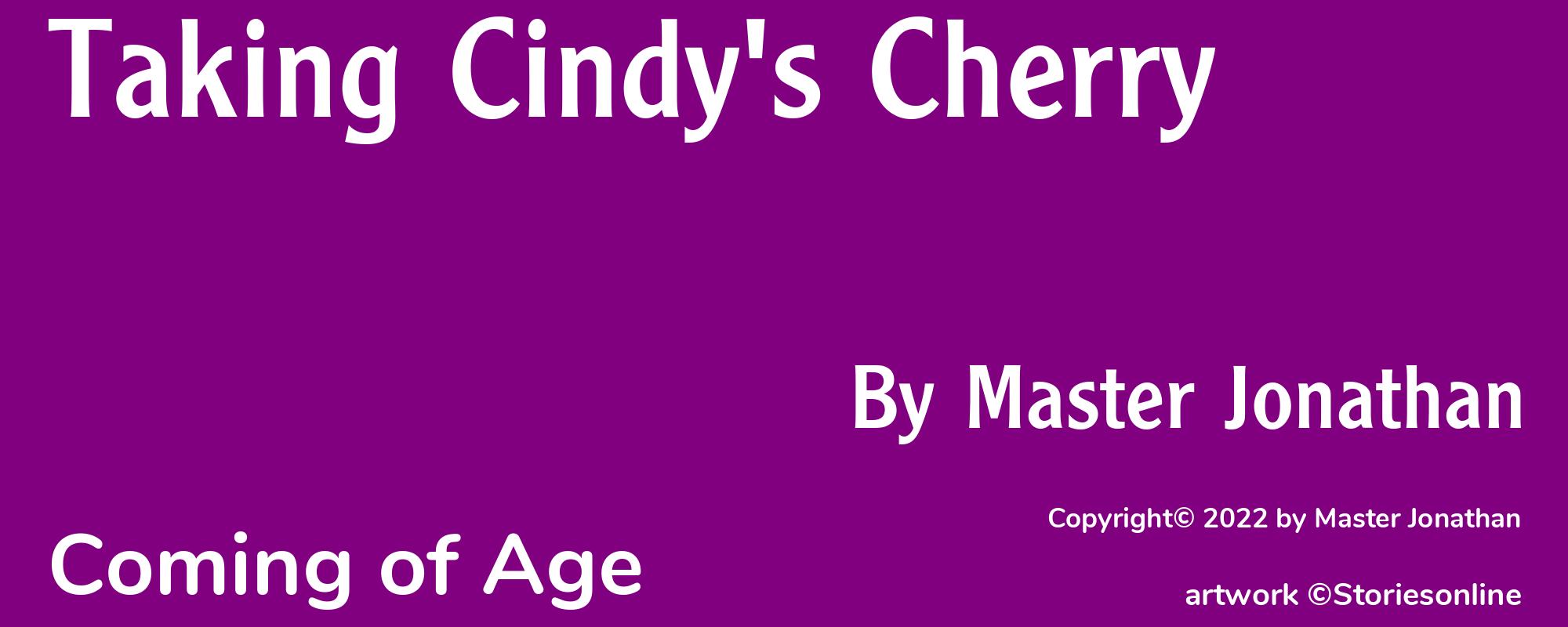 Taking Cindy's Cherry - Cover