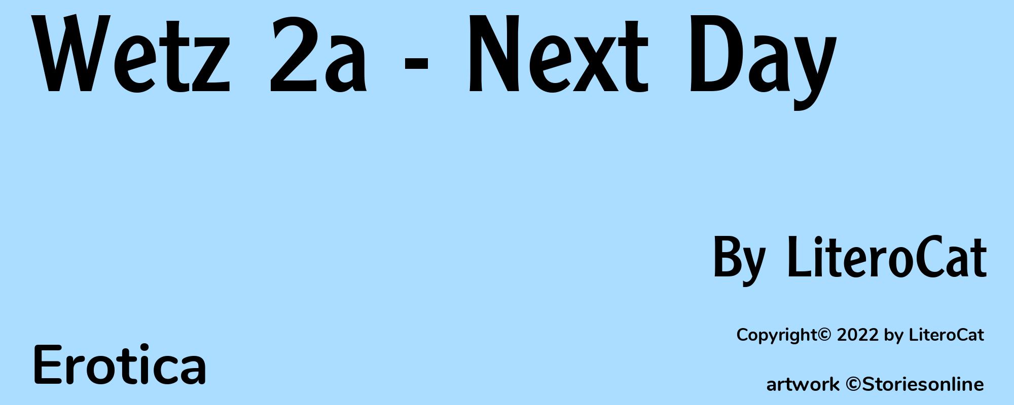 Wetz 2a - Next Day - Cover