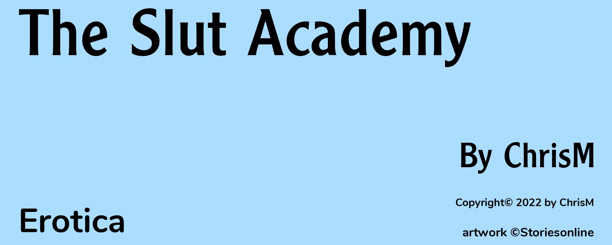 The Slut Academy - Cover