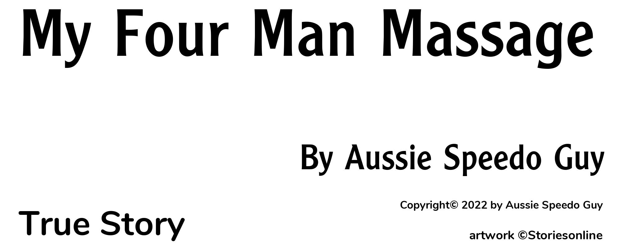 My Four Man Massage - Cover