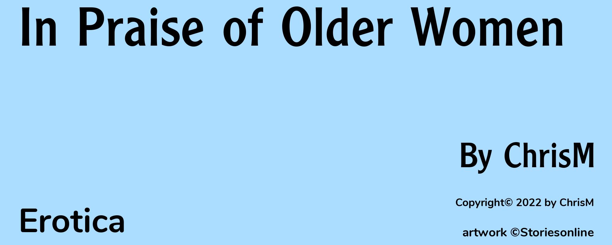 In Praise of Older Women - Cover