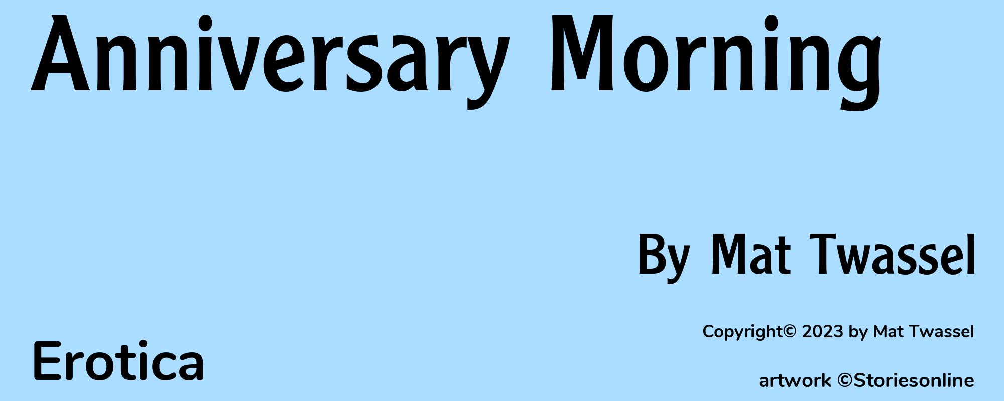 Anniversary Morning - Cover