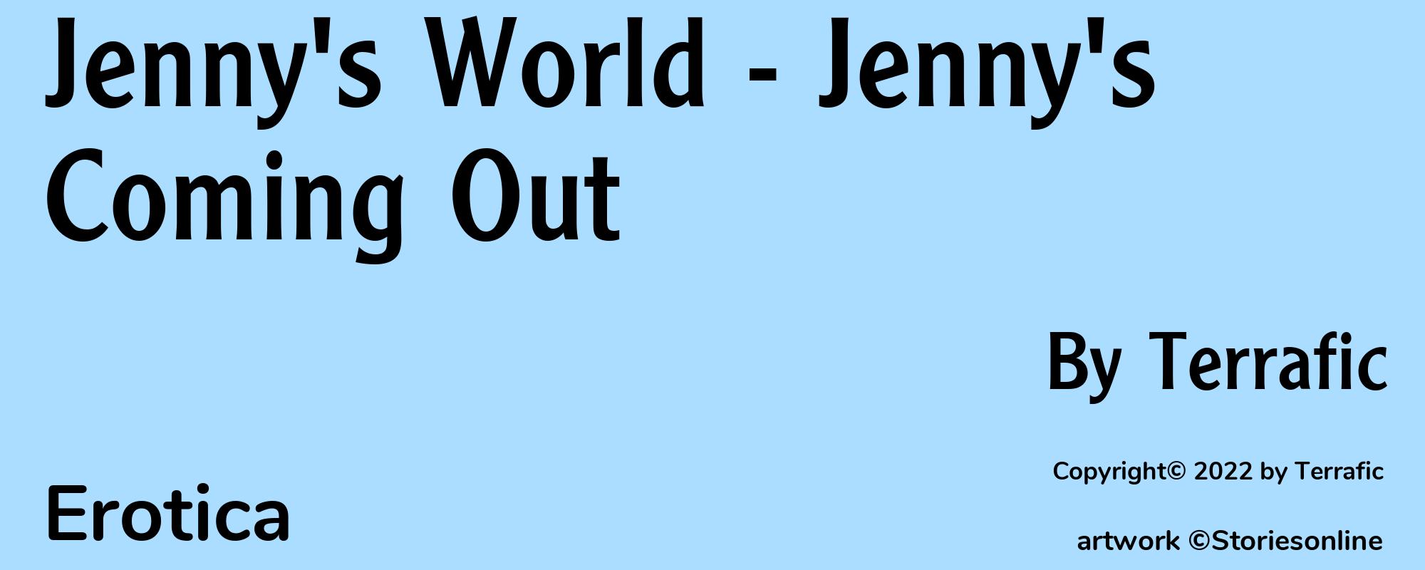 Jenny's World - Jenny's Coming Out - Cover