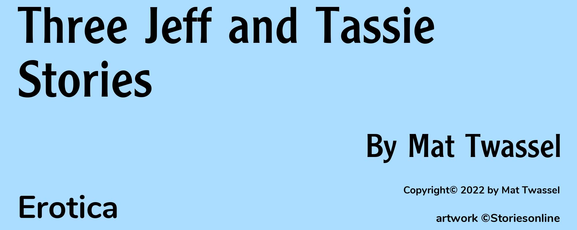 Three Jeff and Tassie Stories - Cover