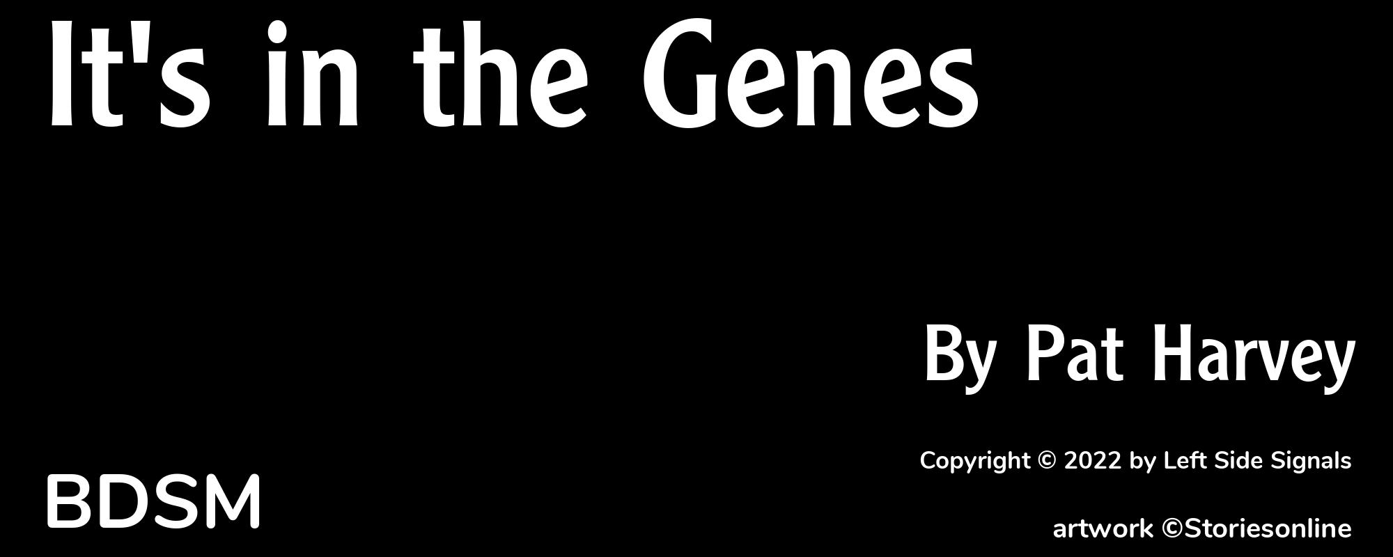 It's in the Genes - Cover
