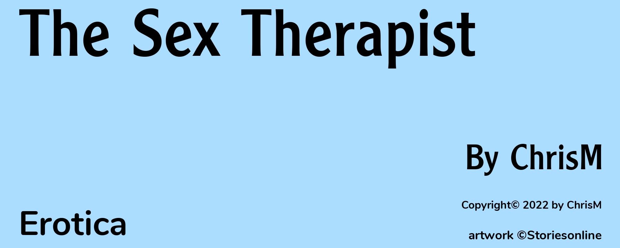 The Sex Therapist - Cover