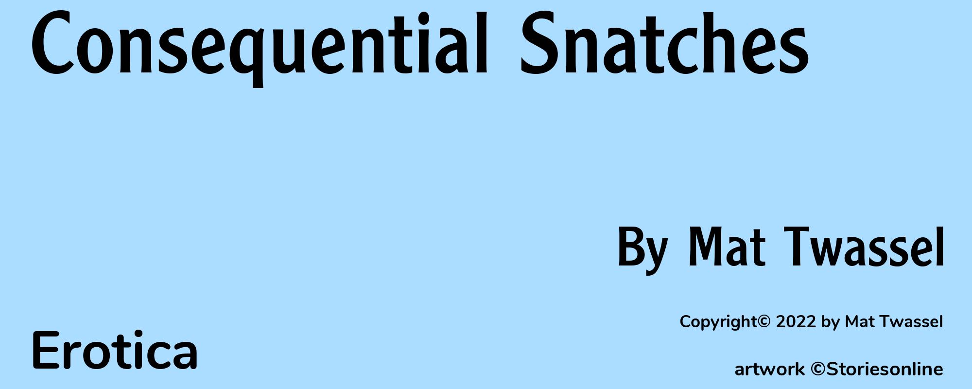Consequential Snatches - Cover