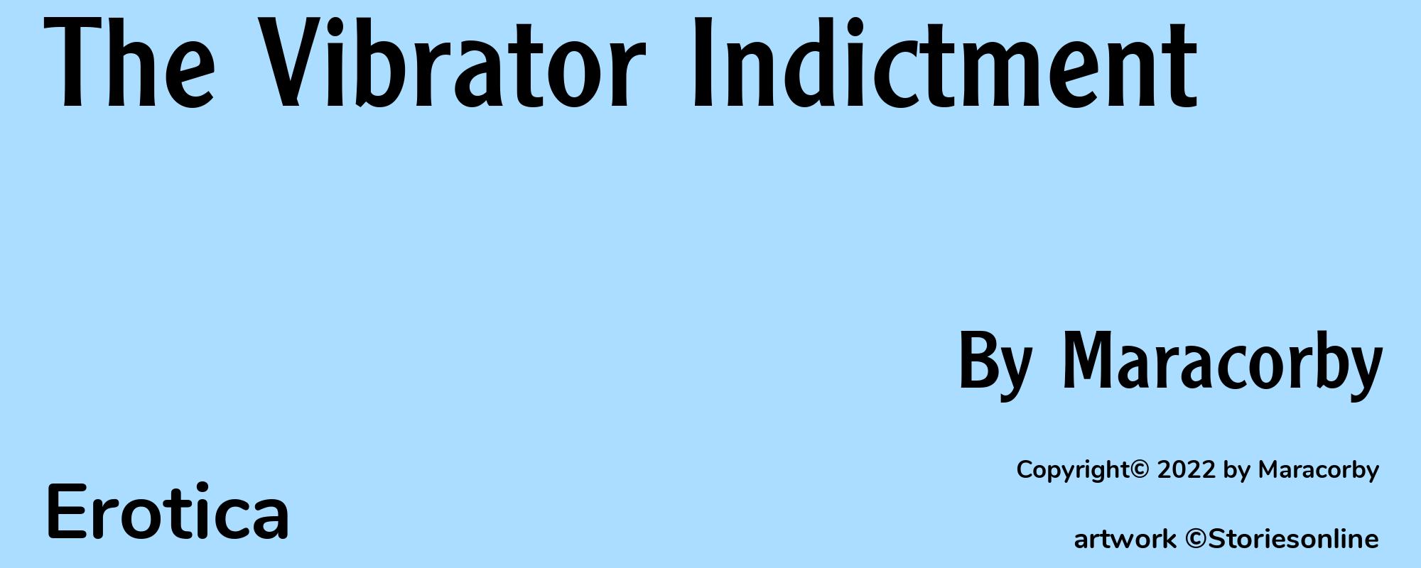The Vibrator Indictment - Cover