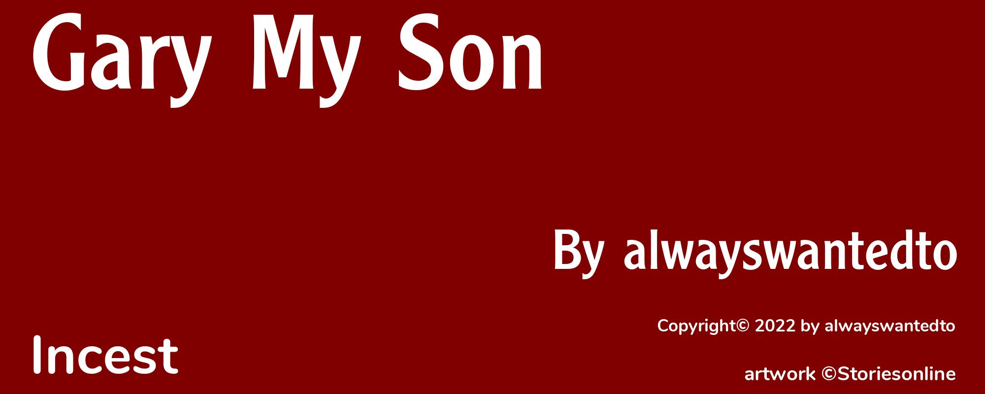 Gary My Son - Cover
