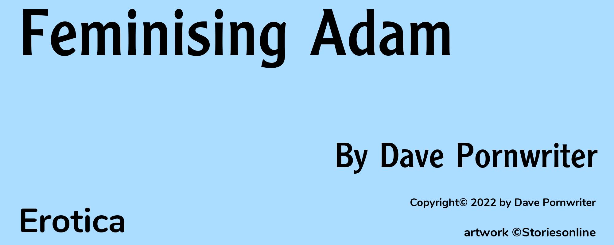 Feminising Adam - Cover