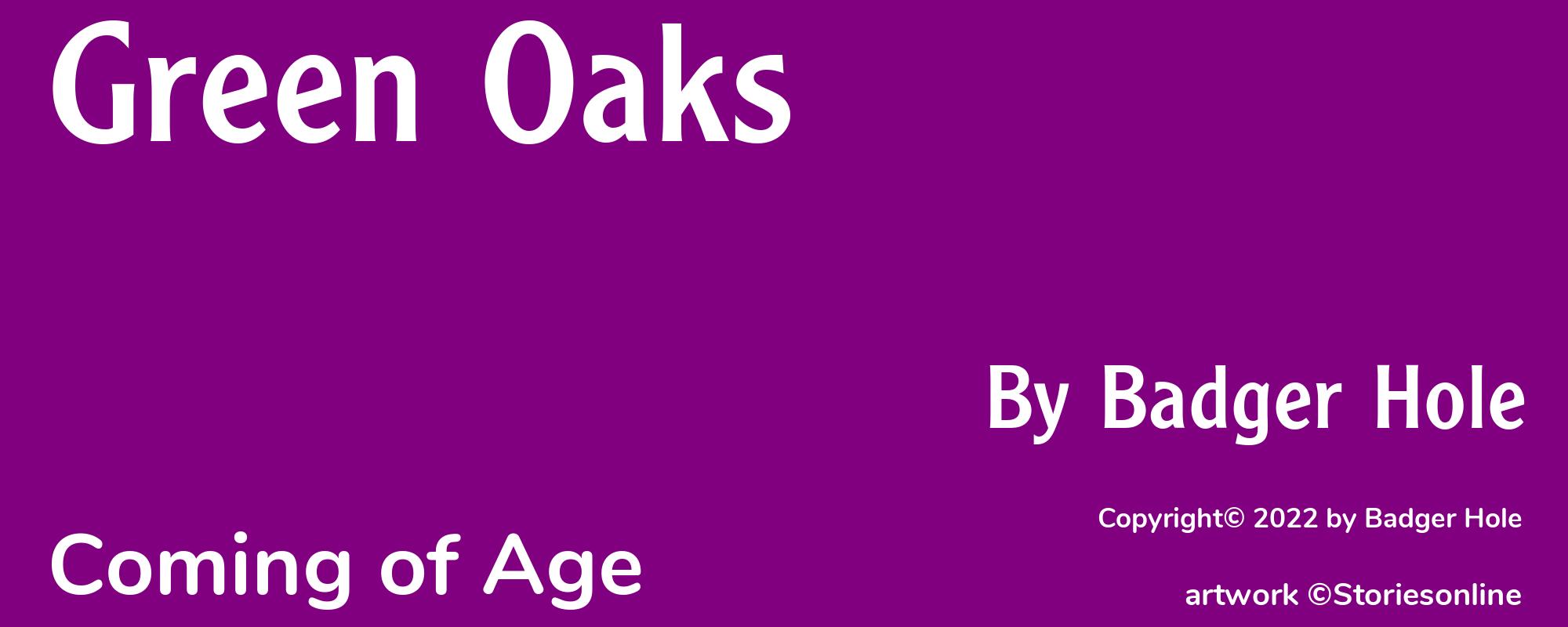 Green Oaks - Cover