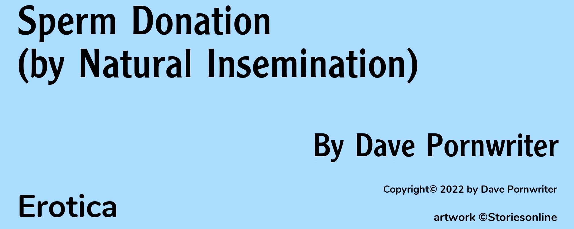 Sperm Donation (by Natural Insemination) - Cover