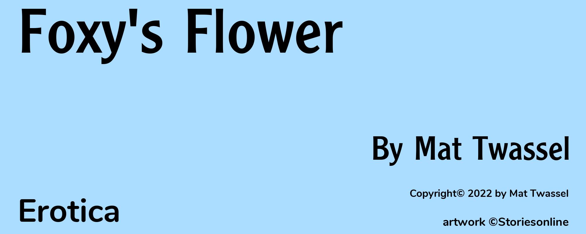 Foxy's Flower - Cover