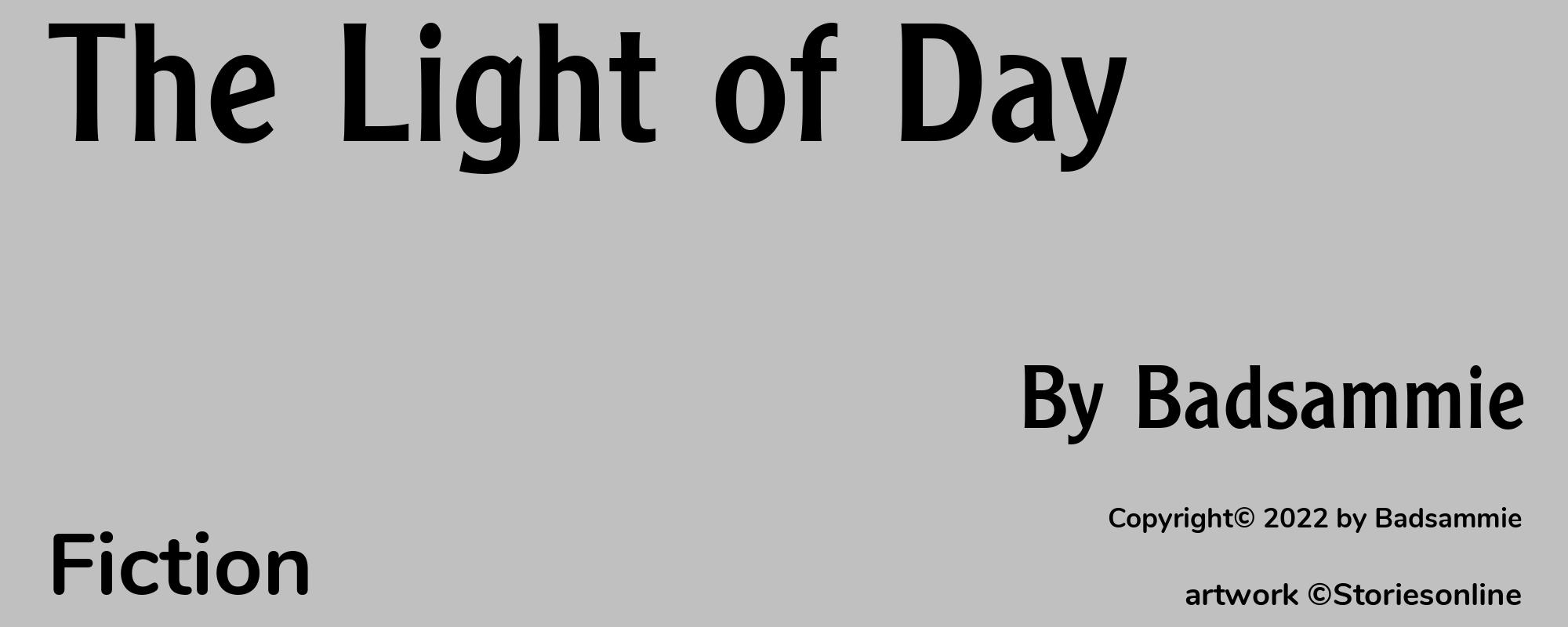 The Light of Day - Cover