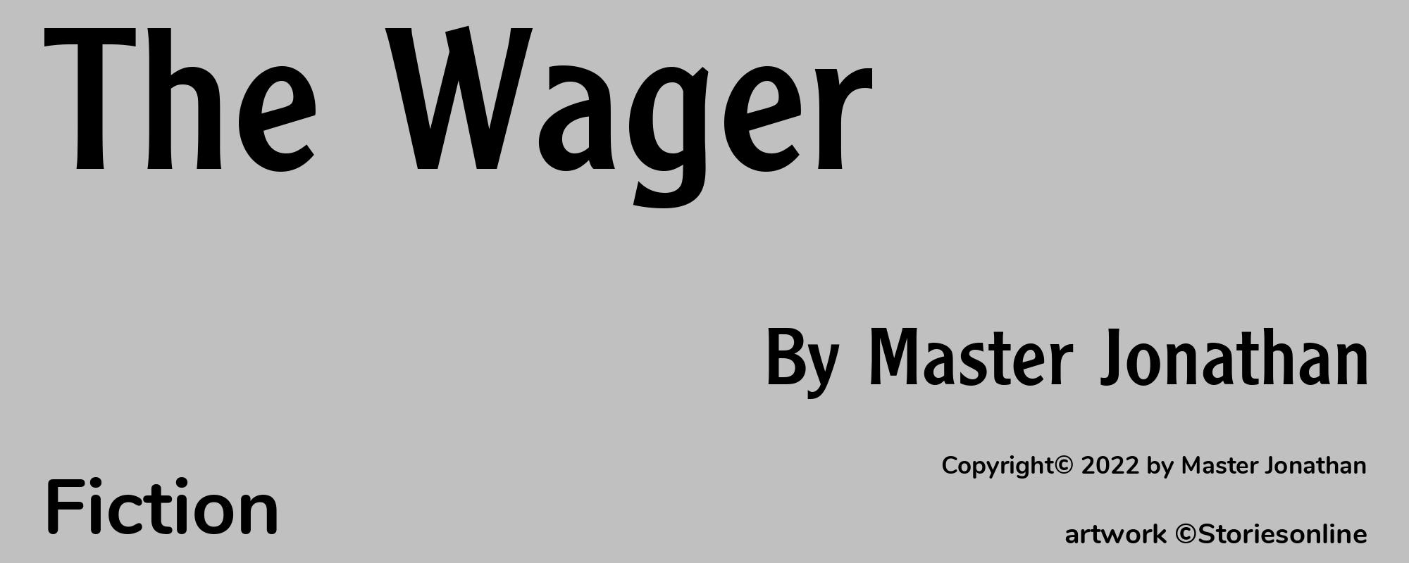 The Wager - Cover