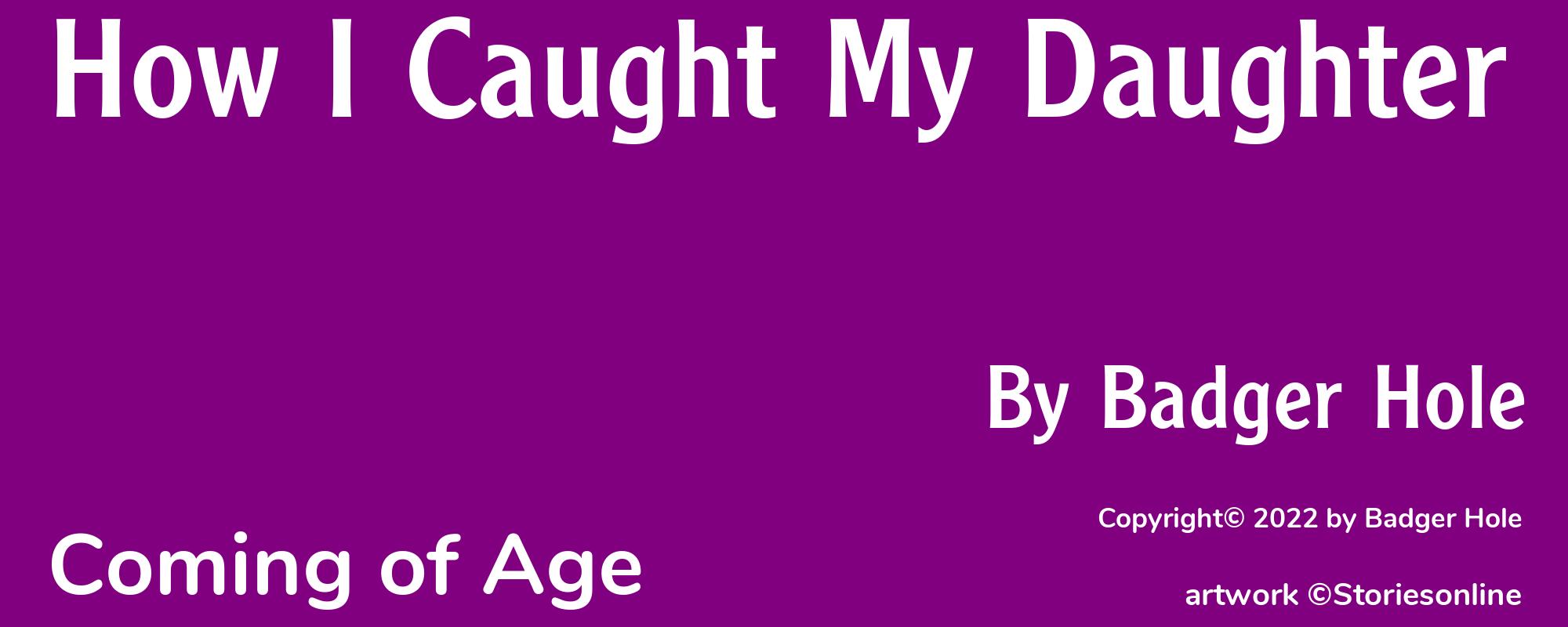 How I Caught My Daughter - Cover