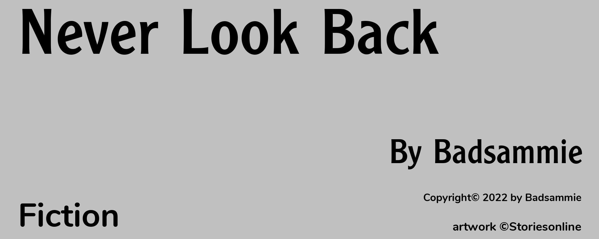 Never Look Back - Cover