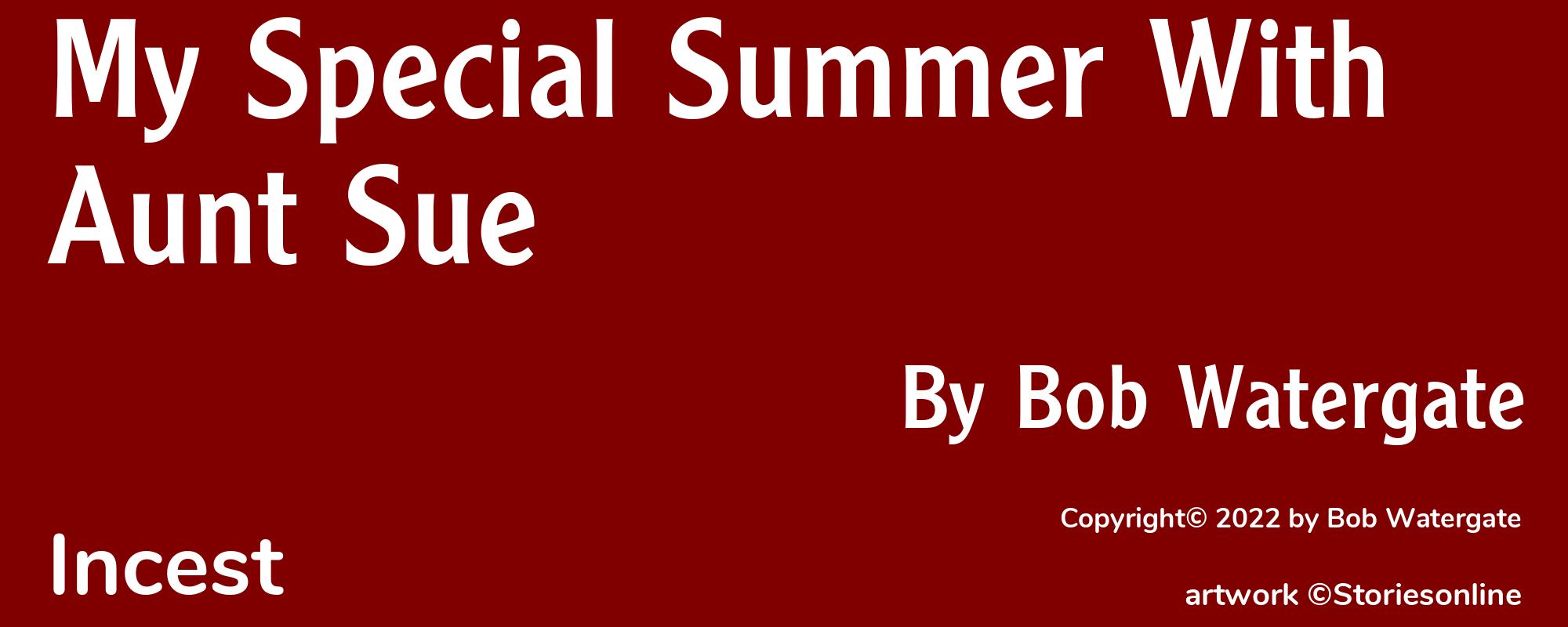 My Special Summer With Aunt Sue - Cover