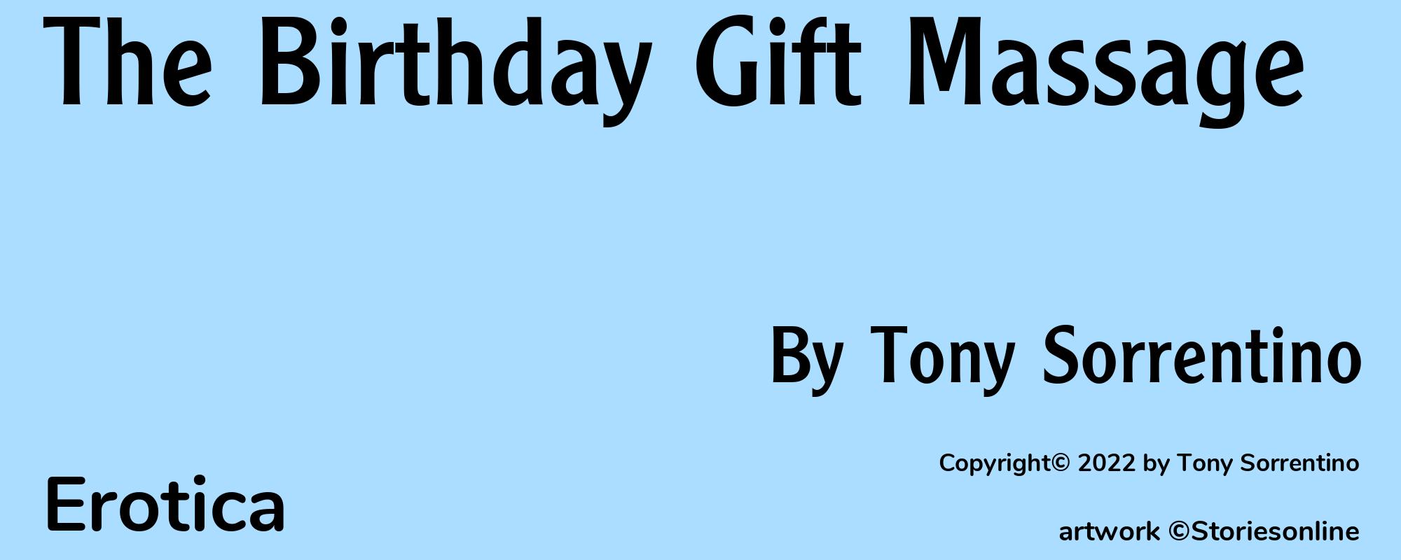 The Birthday Gift Massage - Cover