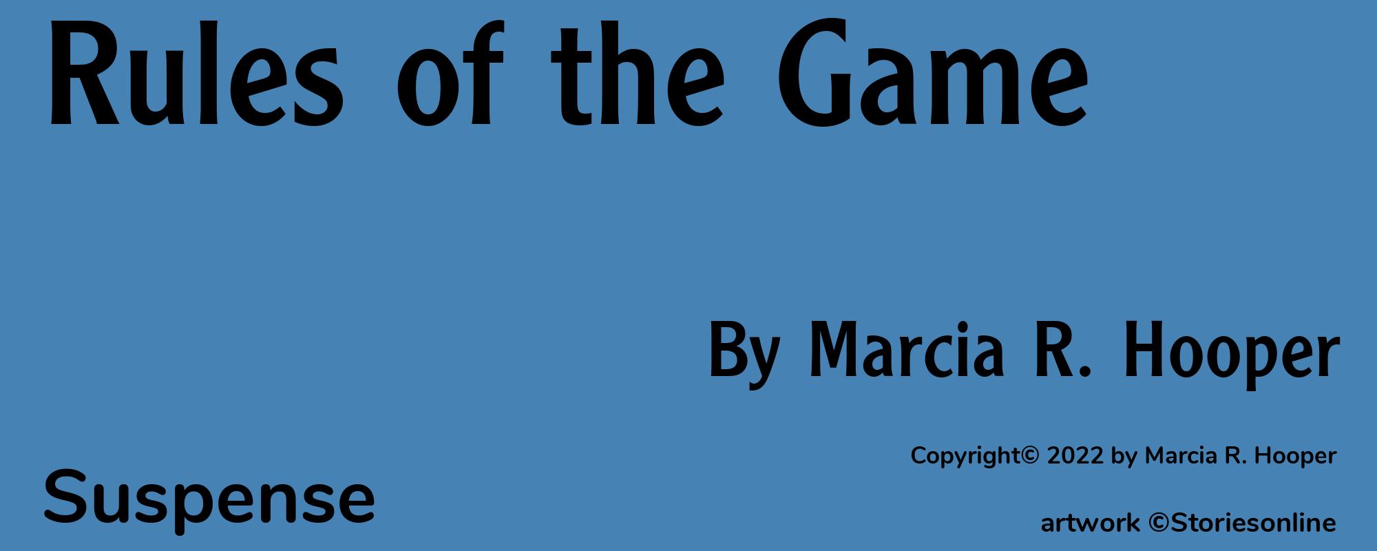 Rules of the Game - Cover