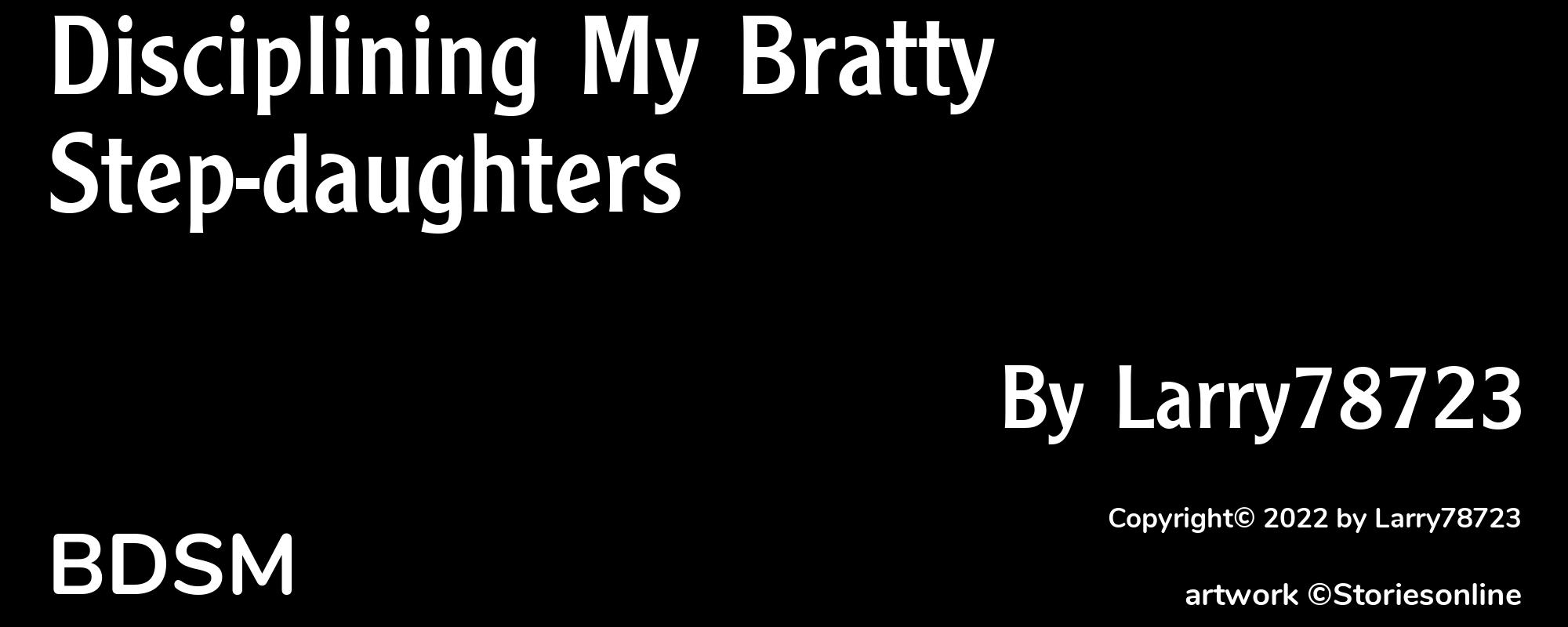Disciplining My Bratty Step-daughters - Cover