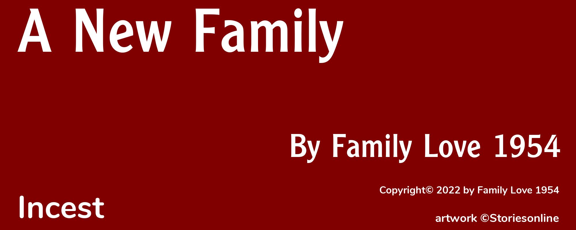 A New Family - Cover