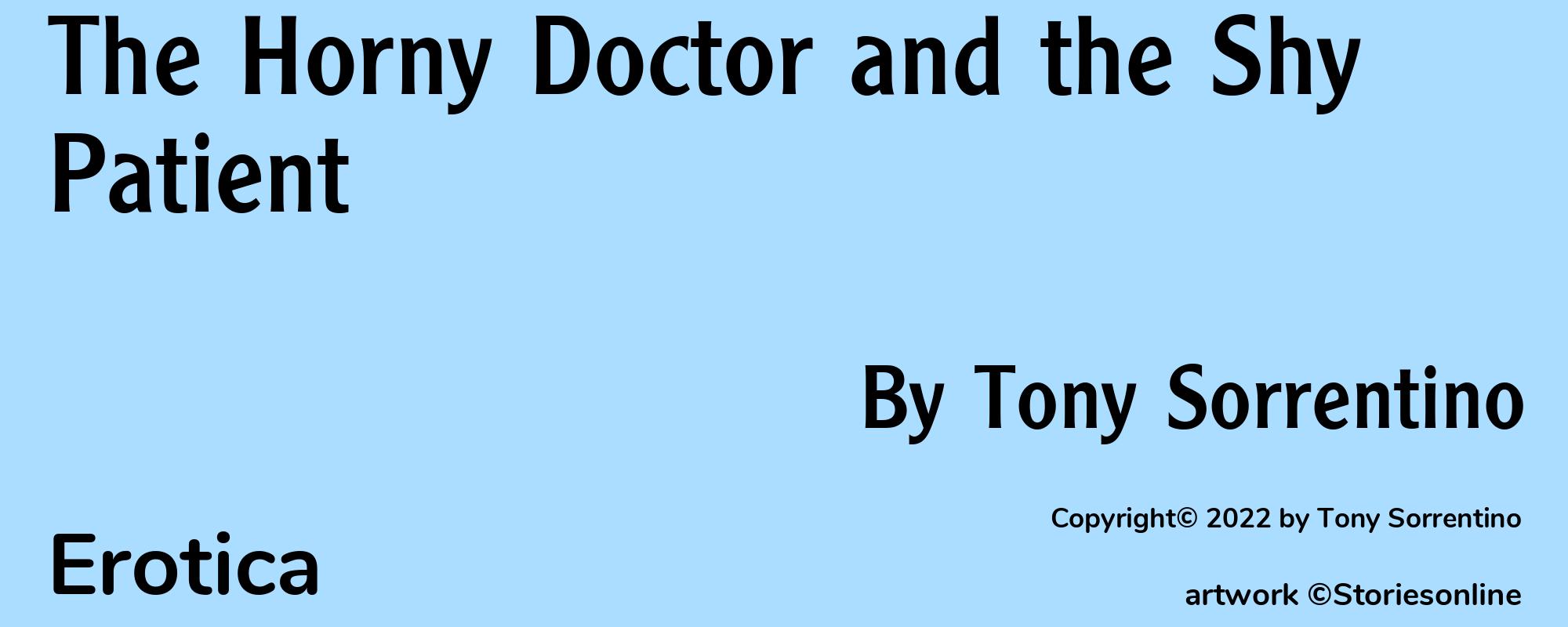 The Horny Doctor and the Shy Patient - Cover
