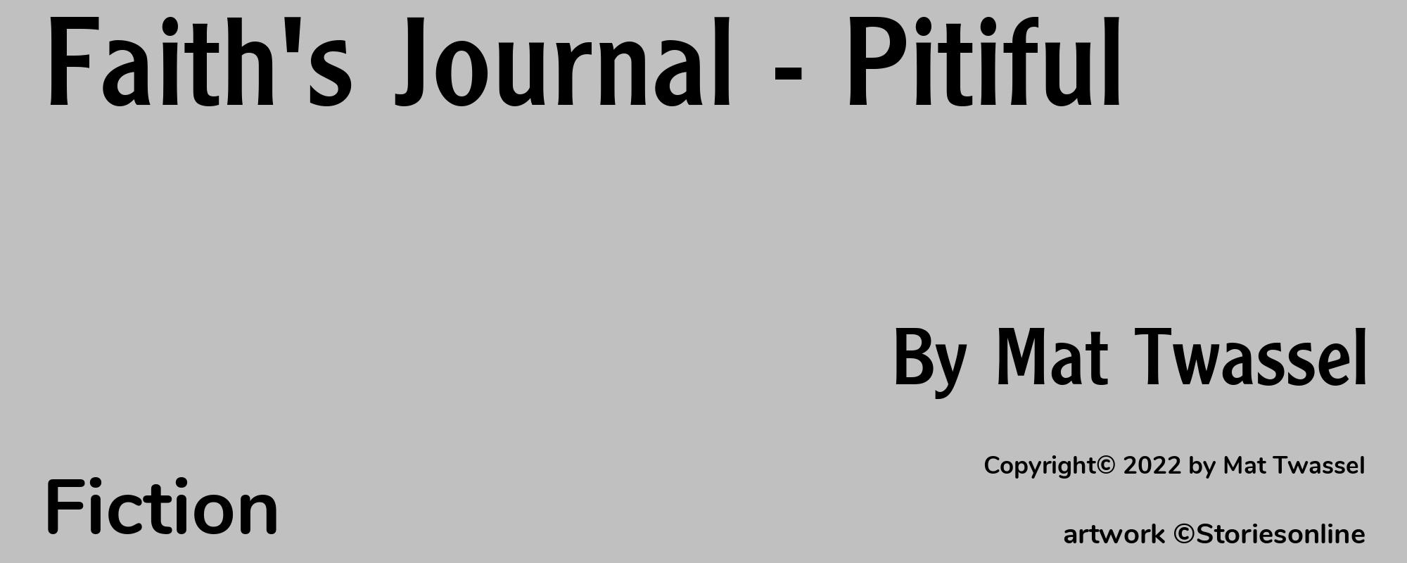 Faith's Journal - Pitiful - Cover