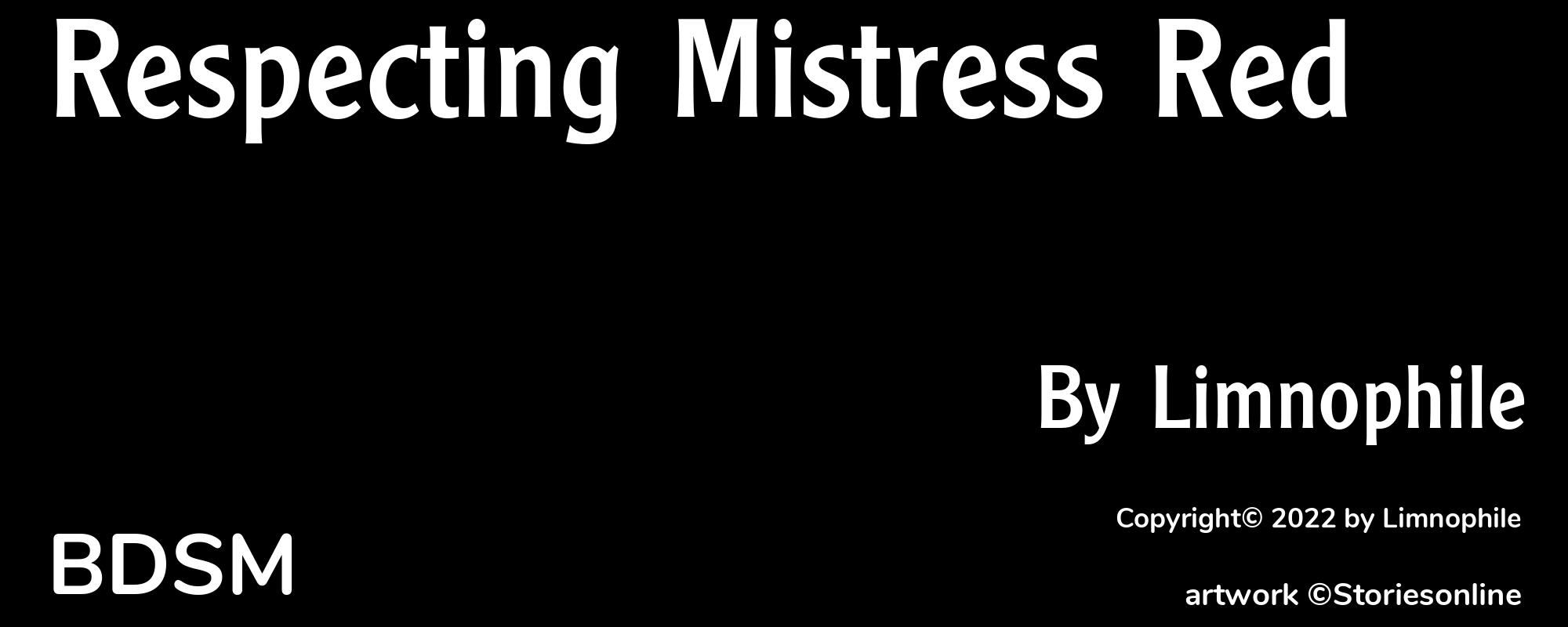 Respecting Mistress Red - Cover