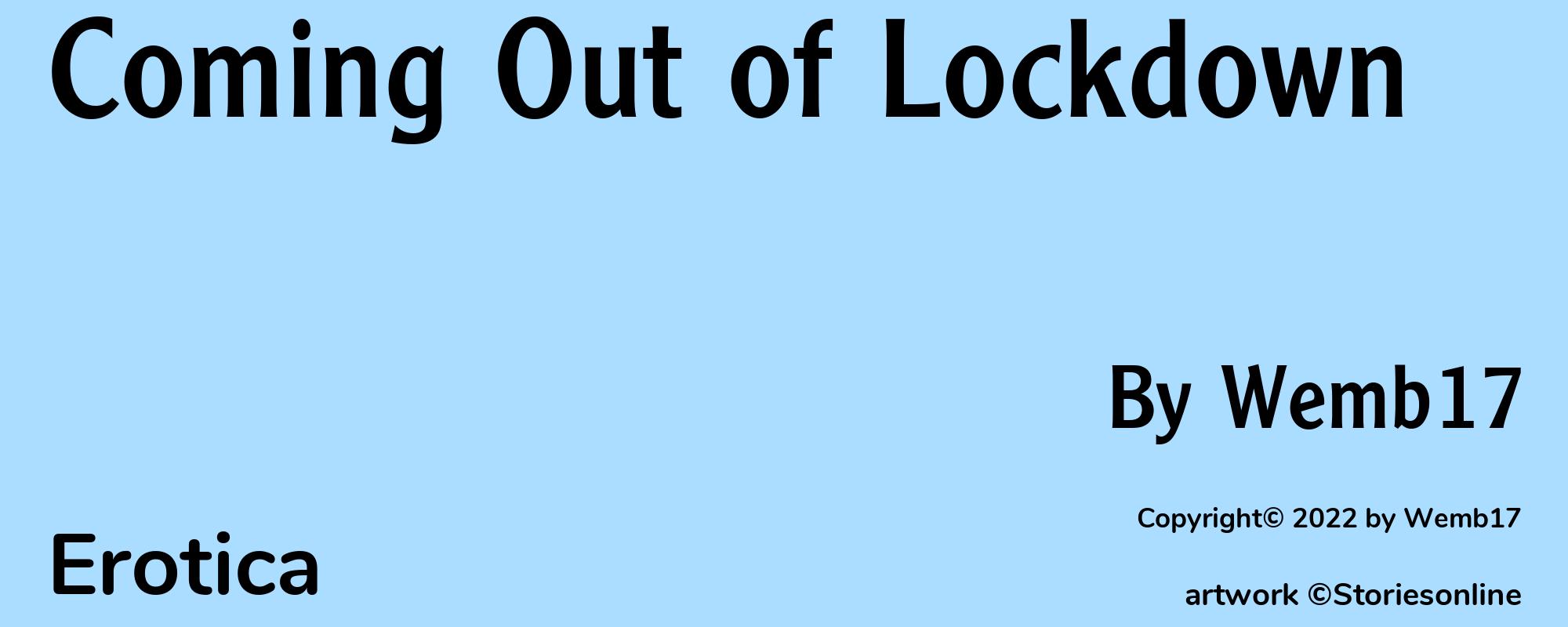 Coming Out of Lockdown - Cover