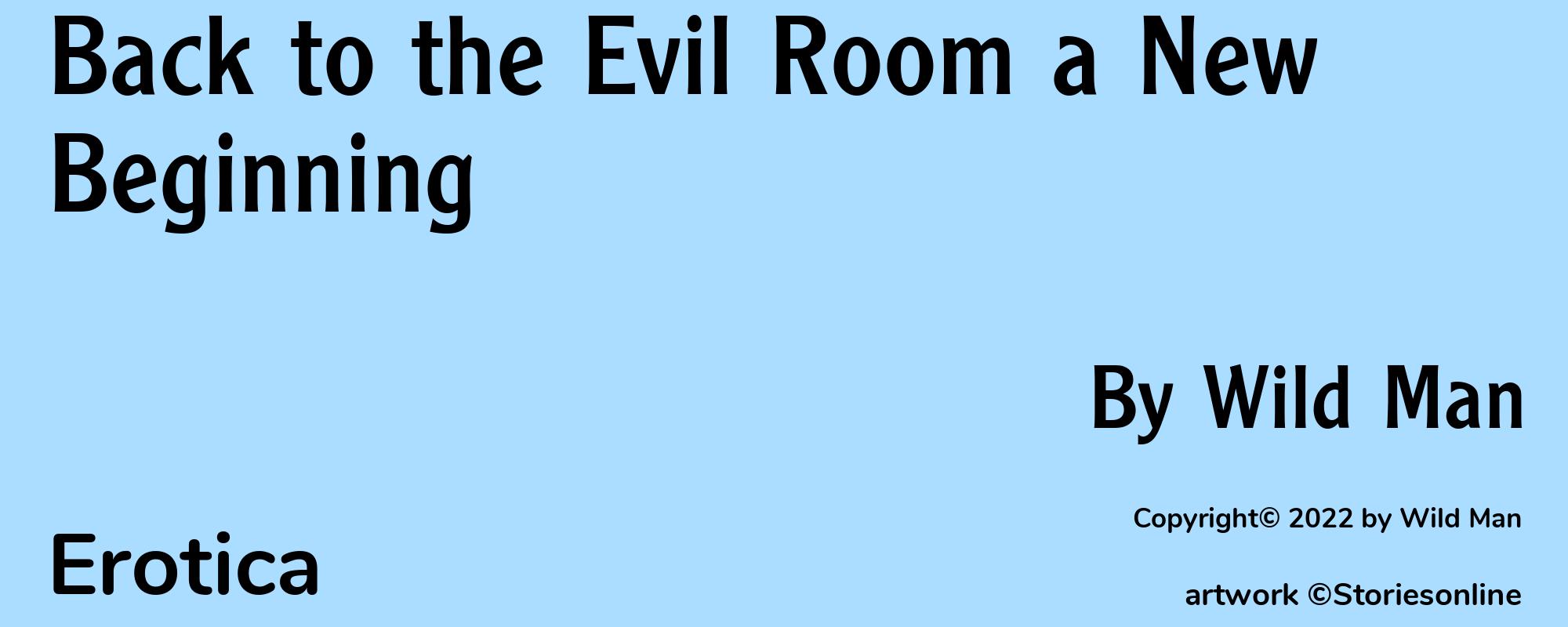 Back to the Evil Room a New Beginning - Cover