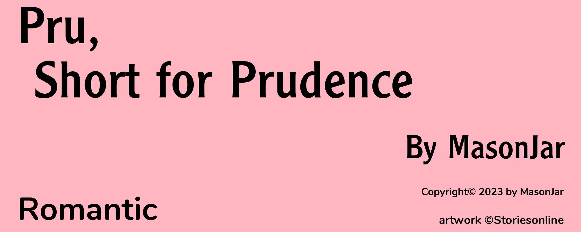 Pru, Short for Prudence - Cover