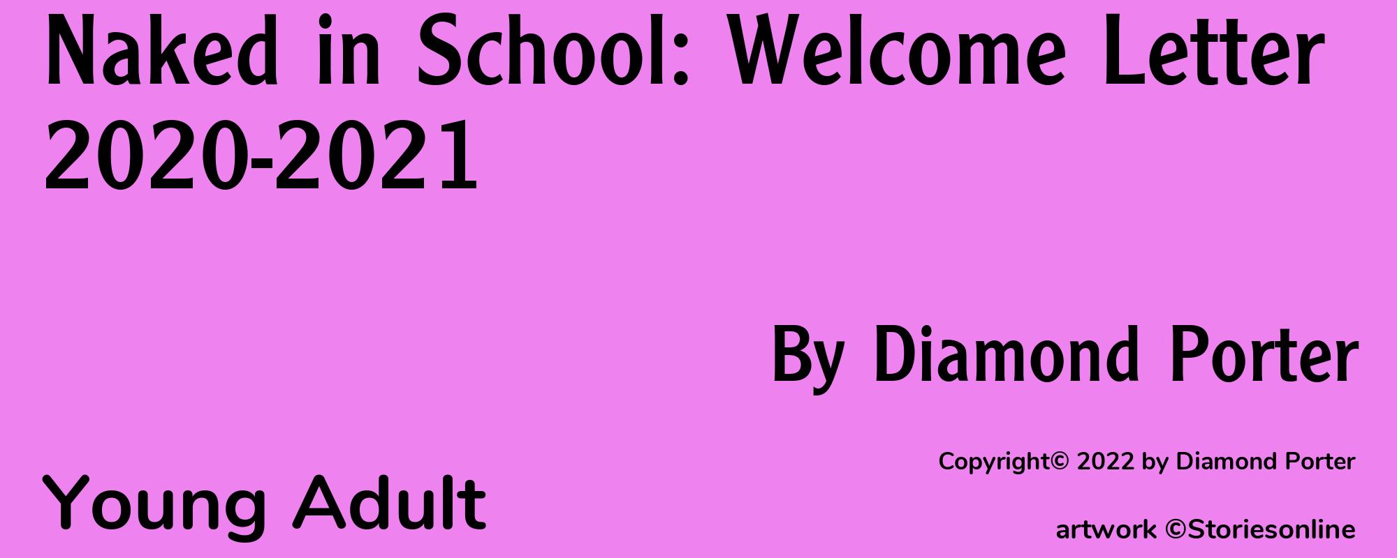 Naked in School: Welcome Letter 2020-2021 - Cover