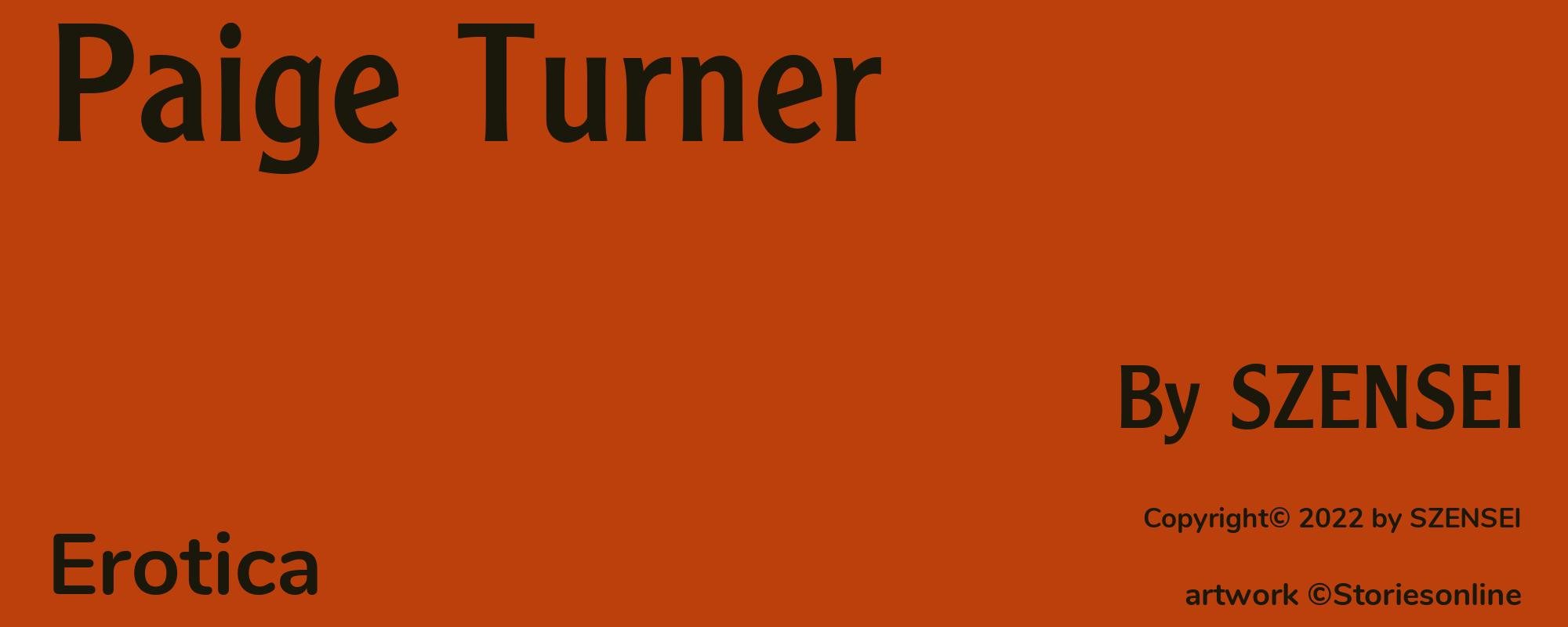 Paige Turner - Cover