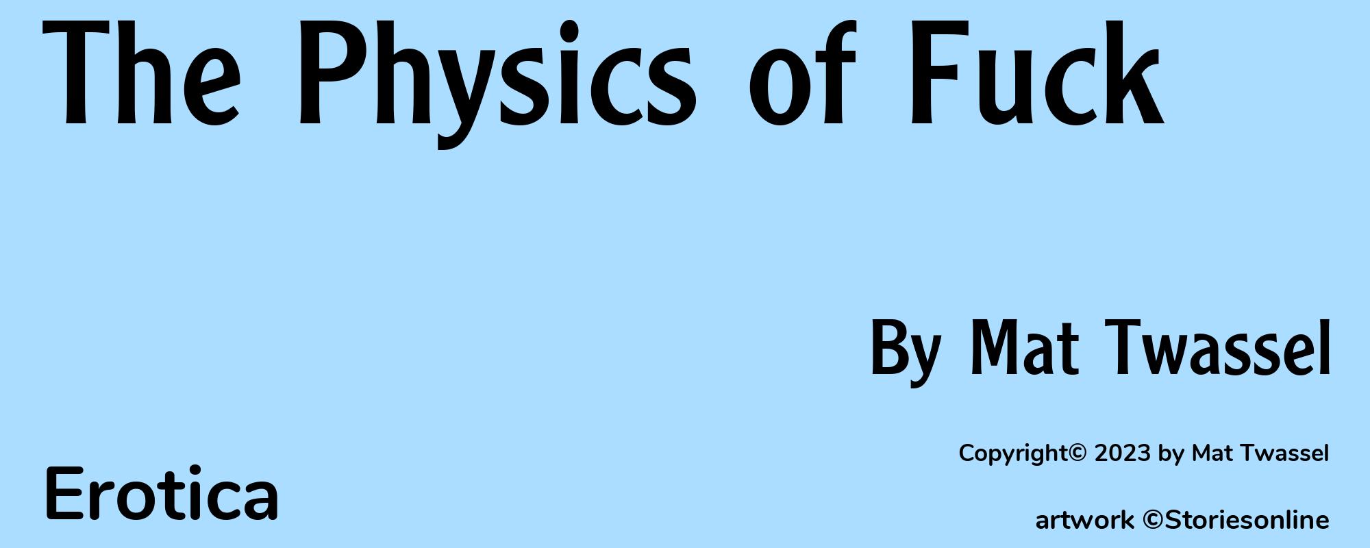 The Physics of Fuck - Cover