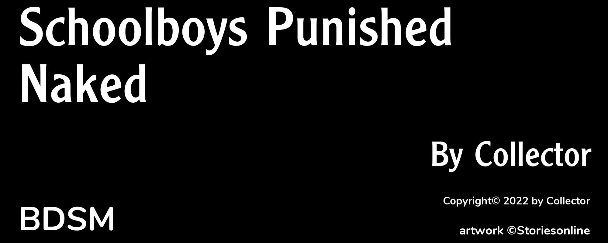 Schoolboys Punished Naked - Cover