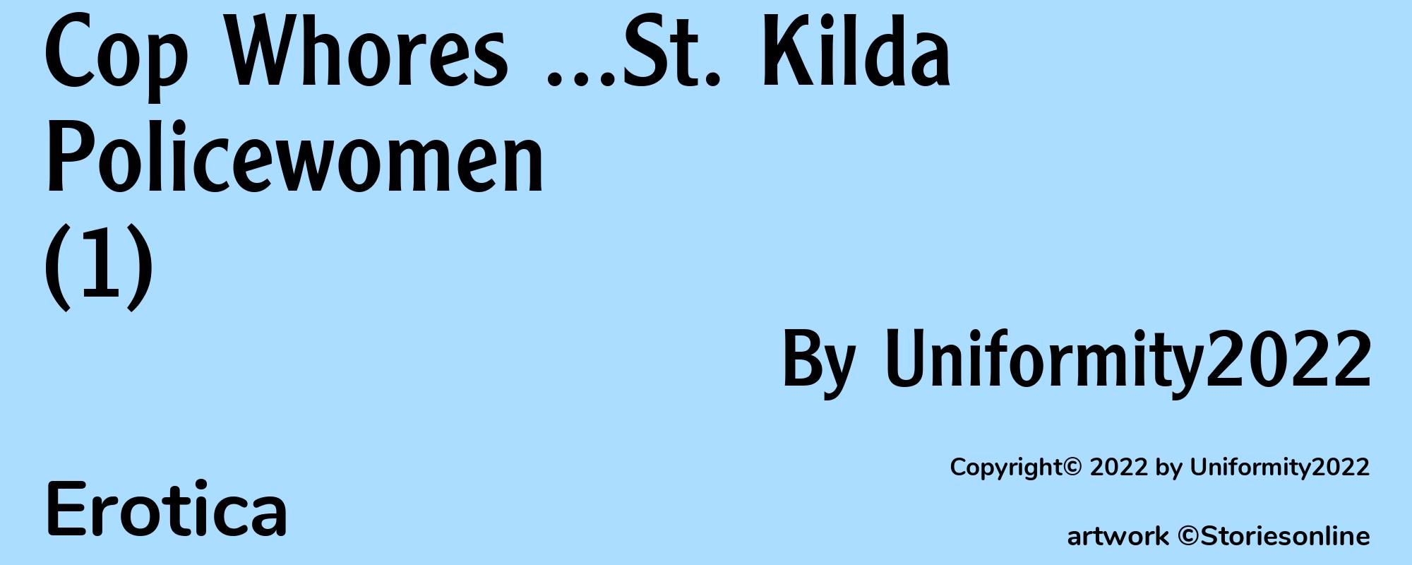 Cop Whores …St. Kilda Policewomen (1) - Cover