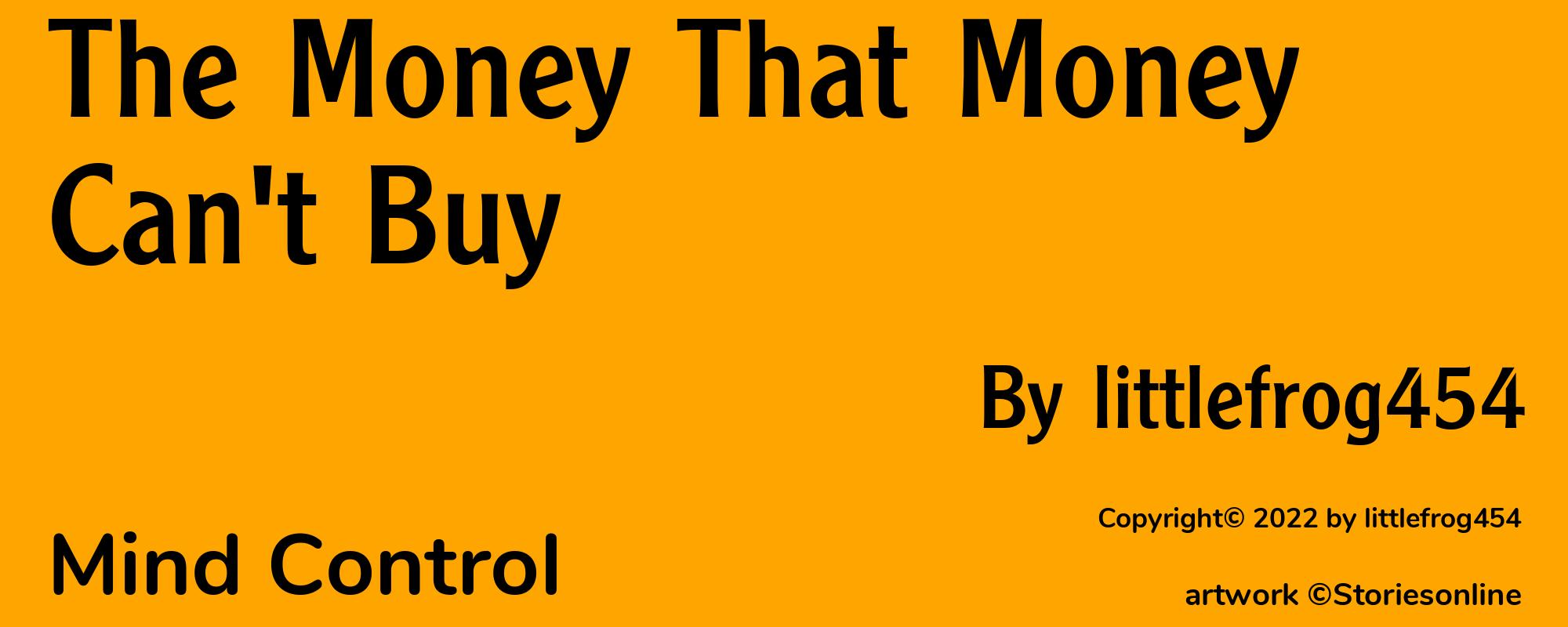 The Money That Money Can't Buy - Cover