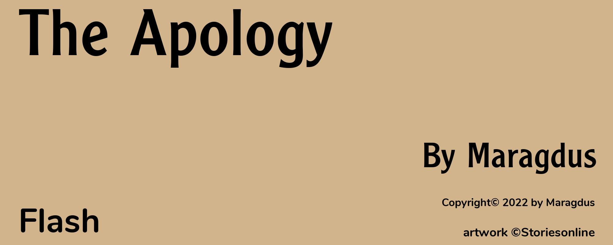 The Apology - Cover