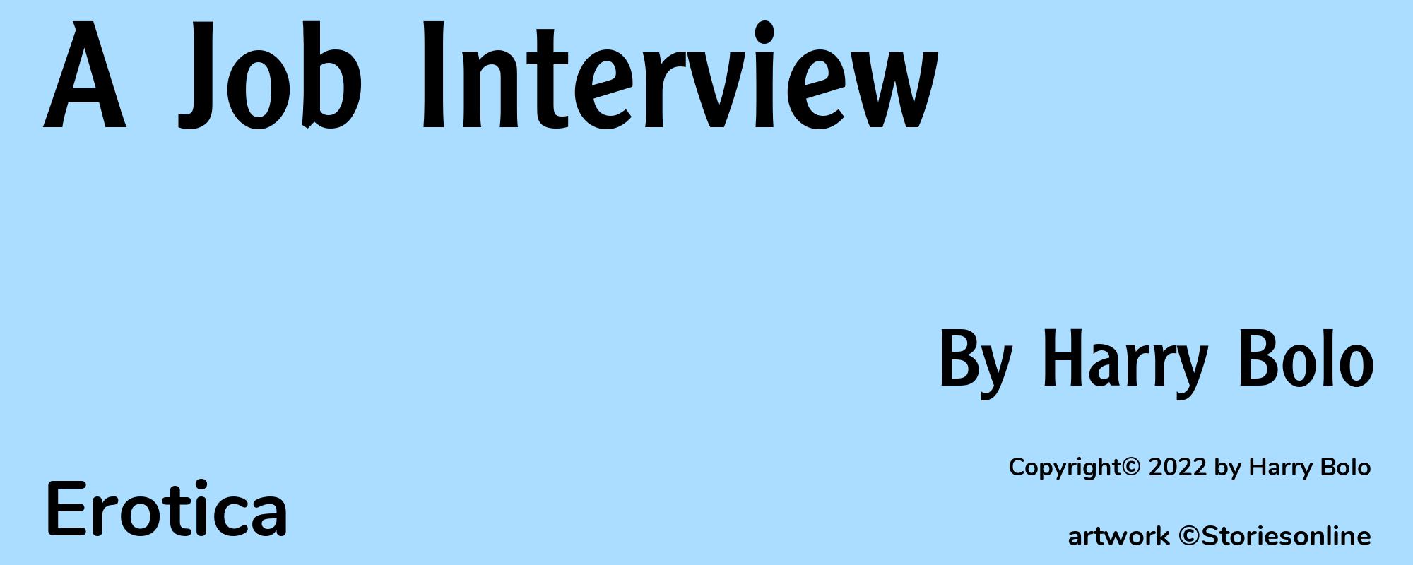 A Job Interview - Cover